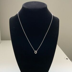 Sterling Silver initial Letter O